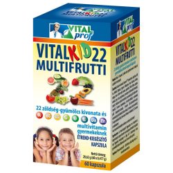 Vitalkid22 Multifrutti iskolás gyerekeknek kapszula 60x